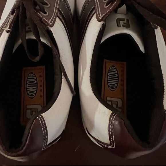 FootJoy Contour Casual Golf Shoe. White and Brown. Size 11.5. Good Condition! - Picture 6 of 12